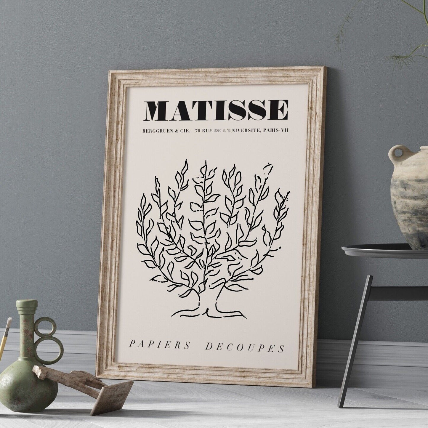 Matisse Tree Art Print, Boho Art Print, Exhibition Poster, Wall Art, Home Decor