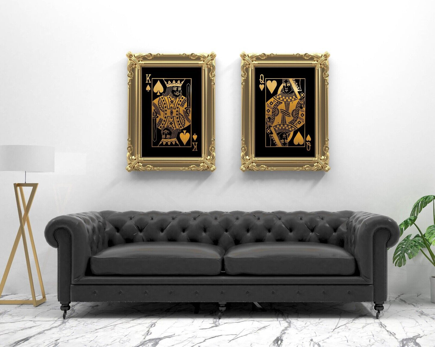 King Of Spades Art Print. Playing Card Art Print, Home Decor, Wall Art