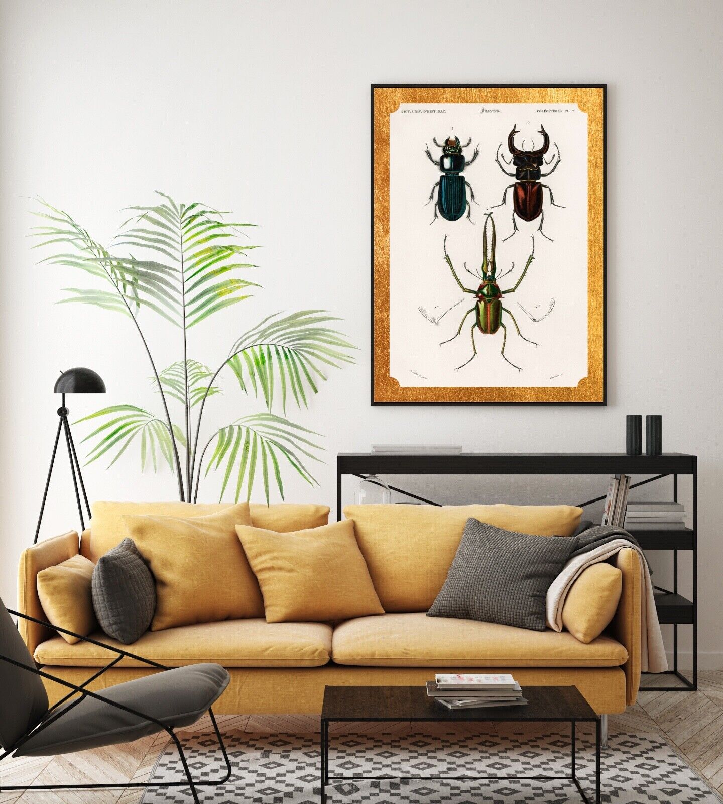 Vintage Insect Print, Bug Print, Insect Art Print, Wall Art, Steampunk Print