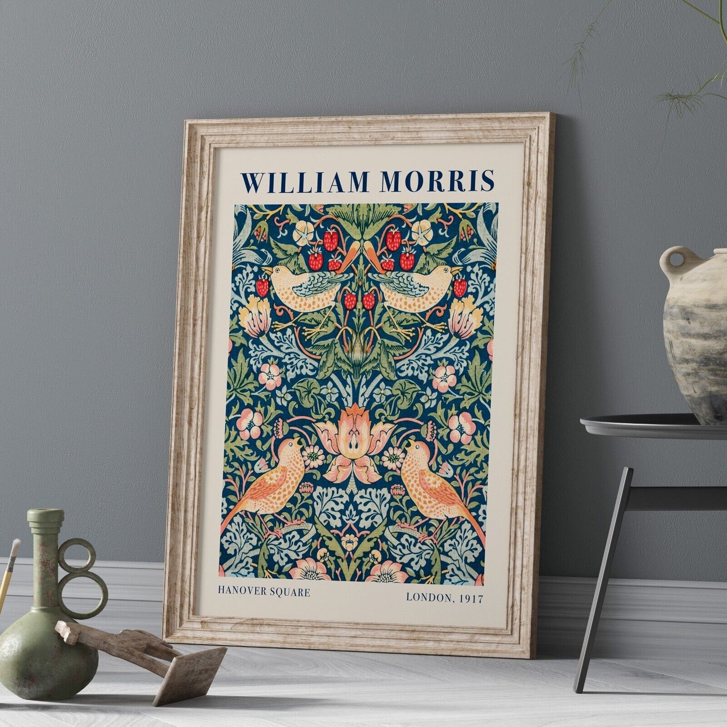 William Morris Art Print, The Strawberry Thieves Print, Artist Print, Wall Art