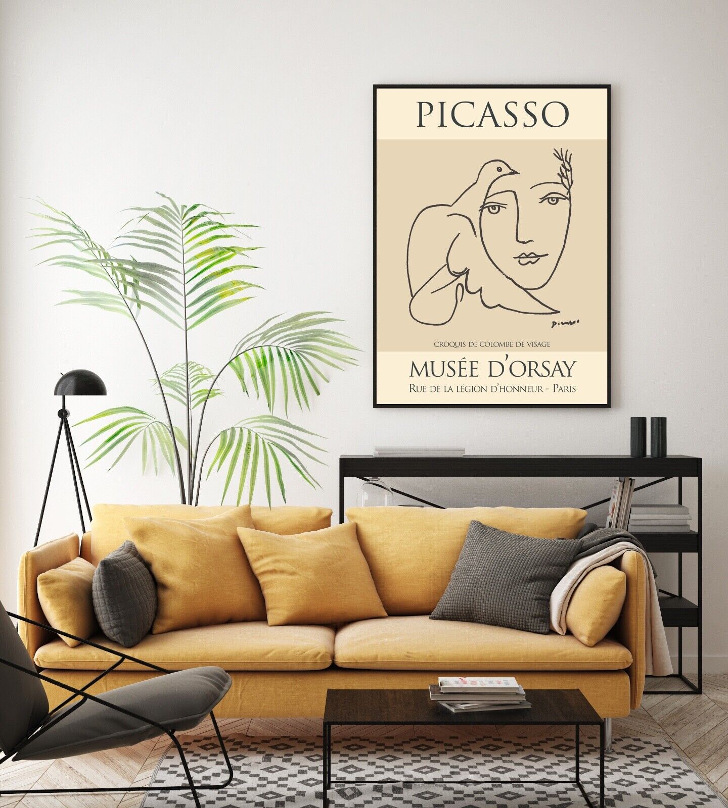 Picasso Wall Art Print, Pablo Picasso Wall Art, Art Exhibition Poster