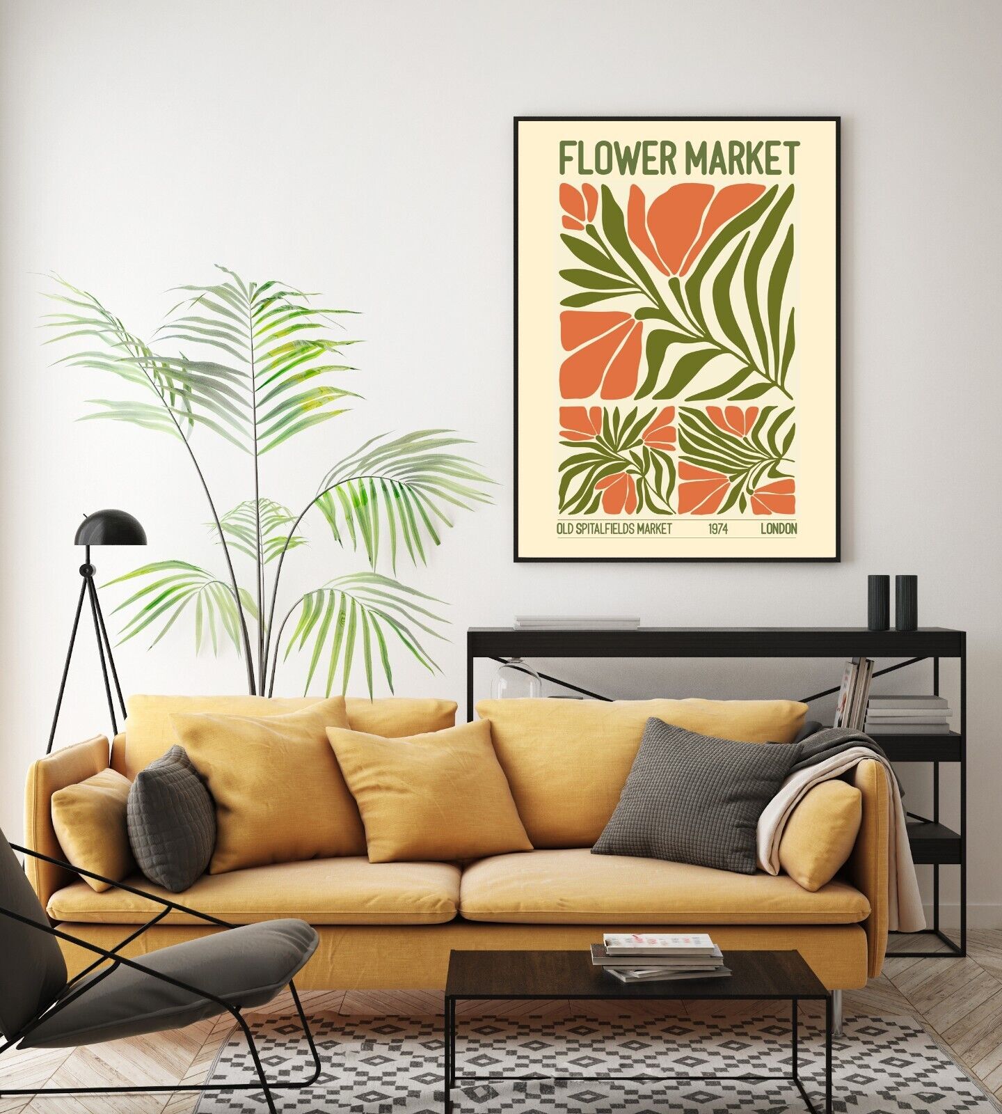 Flower Market Art Print, Old Spitalfields Market, Floral Prints, Flower Shop