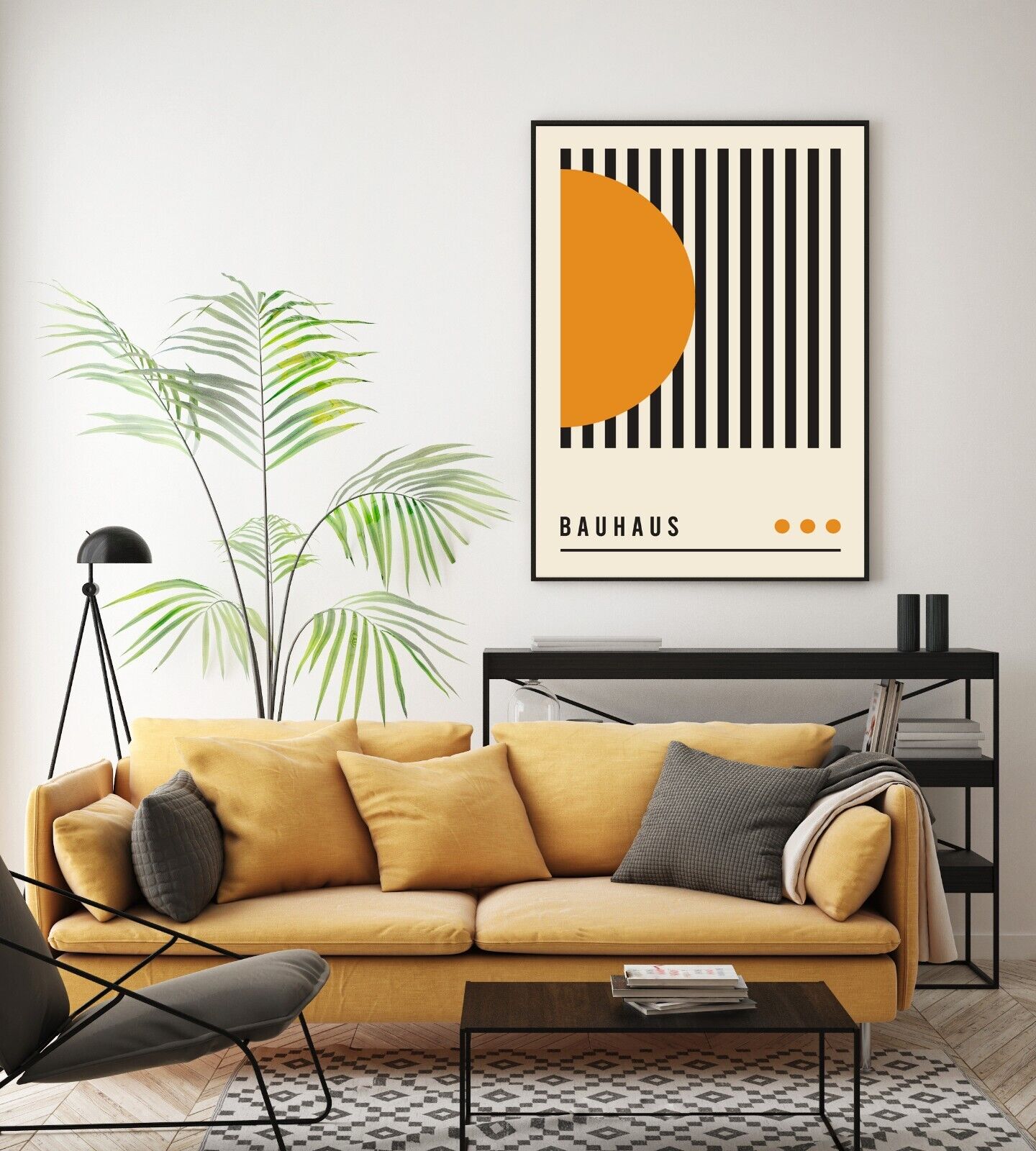 Bauhaus Inspired Art Print, Berlin Print, Retro Print, Geometric Shapes Artwork