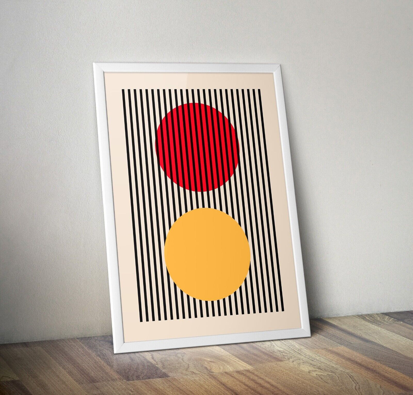 Retro Shapes Art Print, Minimal Art Print, Abstract Print, Contemporary Art