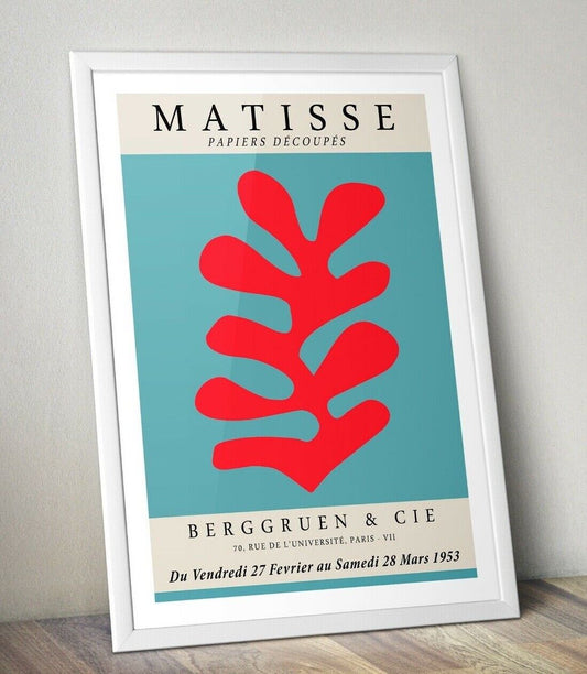 Matisse Art Exhibition Print, Vintage Art Print, Exhibition Poster, Wall Art