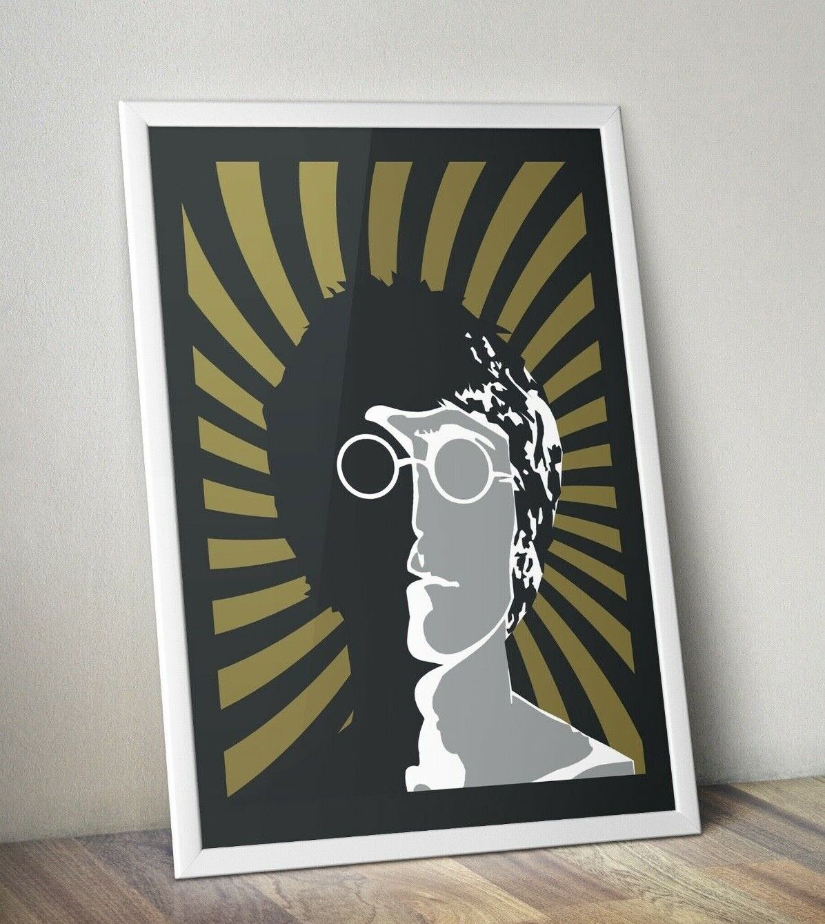 John Lennon Art Print, John Lennon Poster, The Beatles Poster