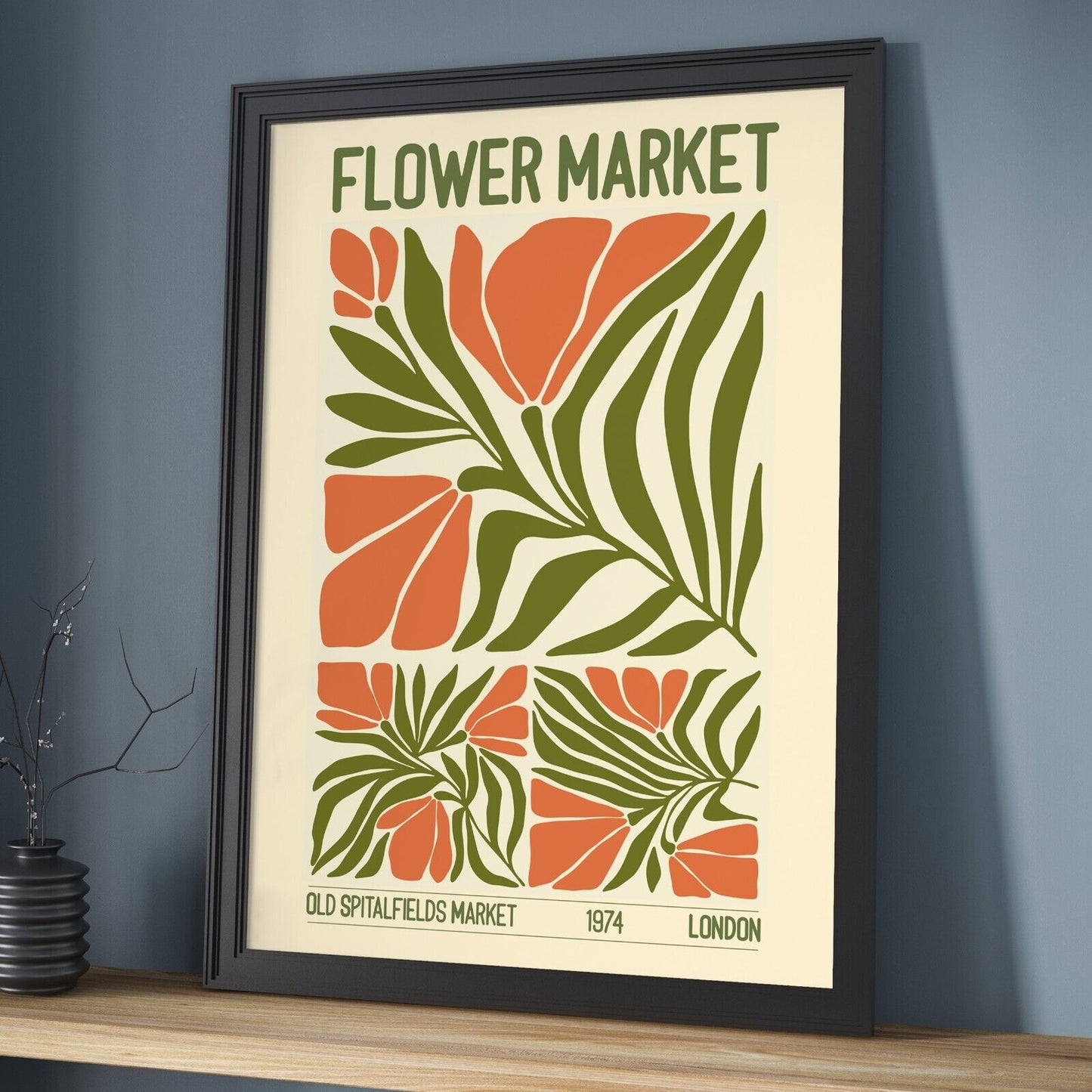 Flower Market Art Print, Old Spitalfields Market, Floral Prints, Flower Shop