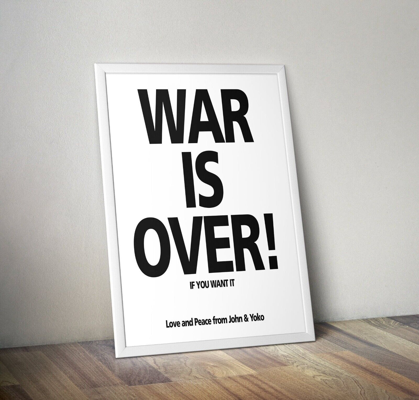 WAR IS OVER Print, John Lennon poster, John Lennon Print, Beatles Print,