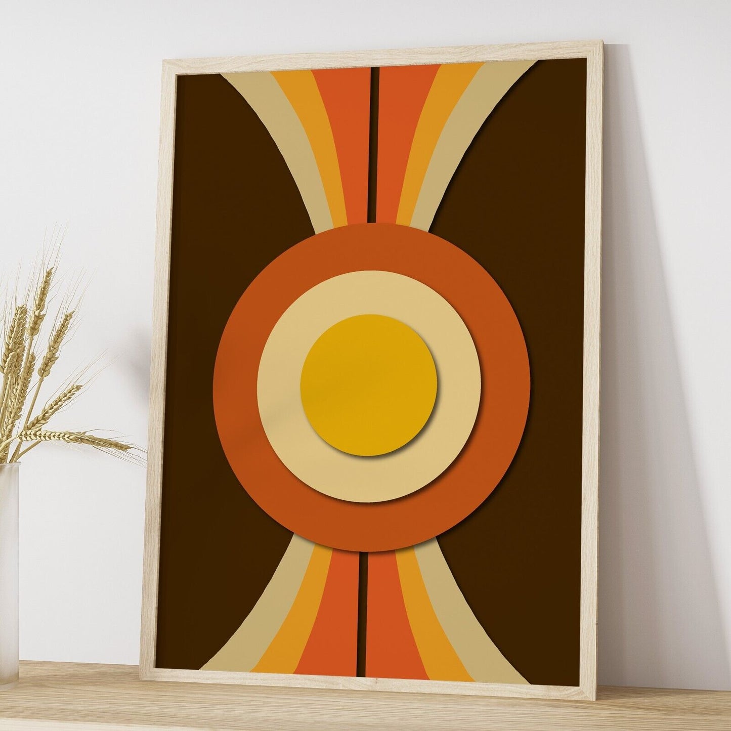 Set of 3 Space Age Sixties/Seventies Inspired Art Prints, Wall Art, Retro Decor