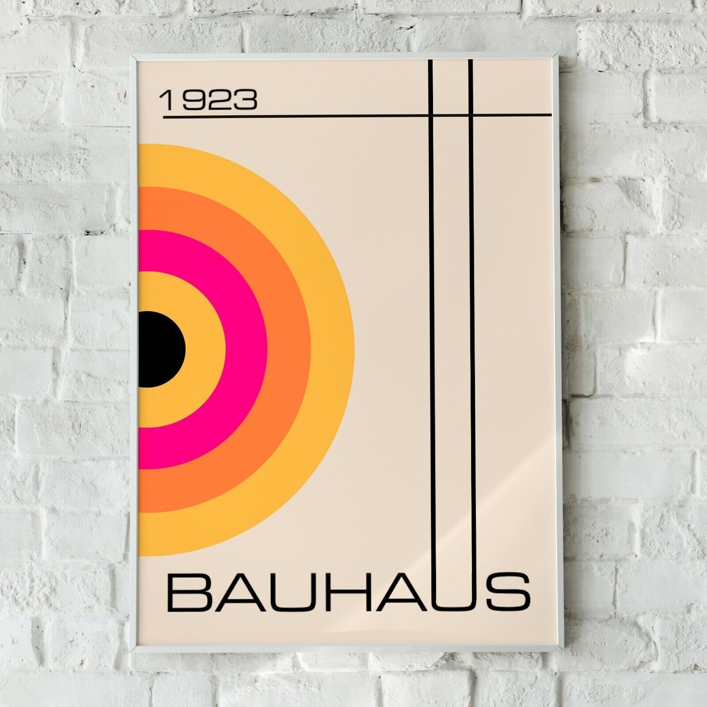 Bauhaus Inspired Art Print, Shapes Art, Wall Art, Abstract Art, Contemporary Art