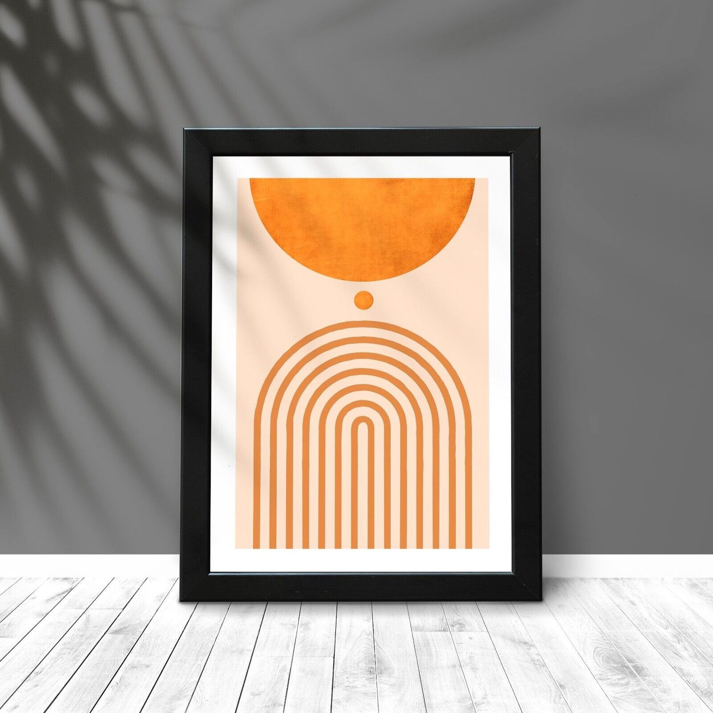 Minimal Shapes Art Print, Bauhaus Inspired Art Poster, Wall Art, Home Decor