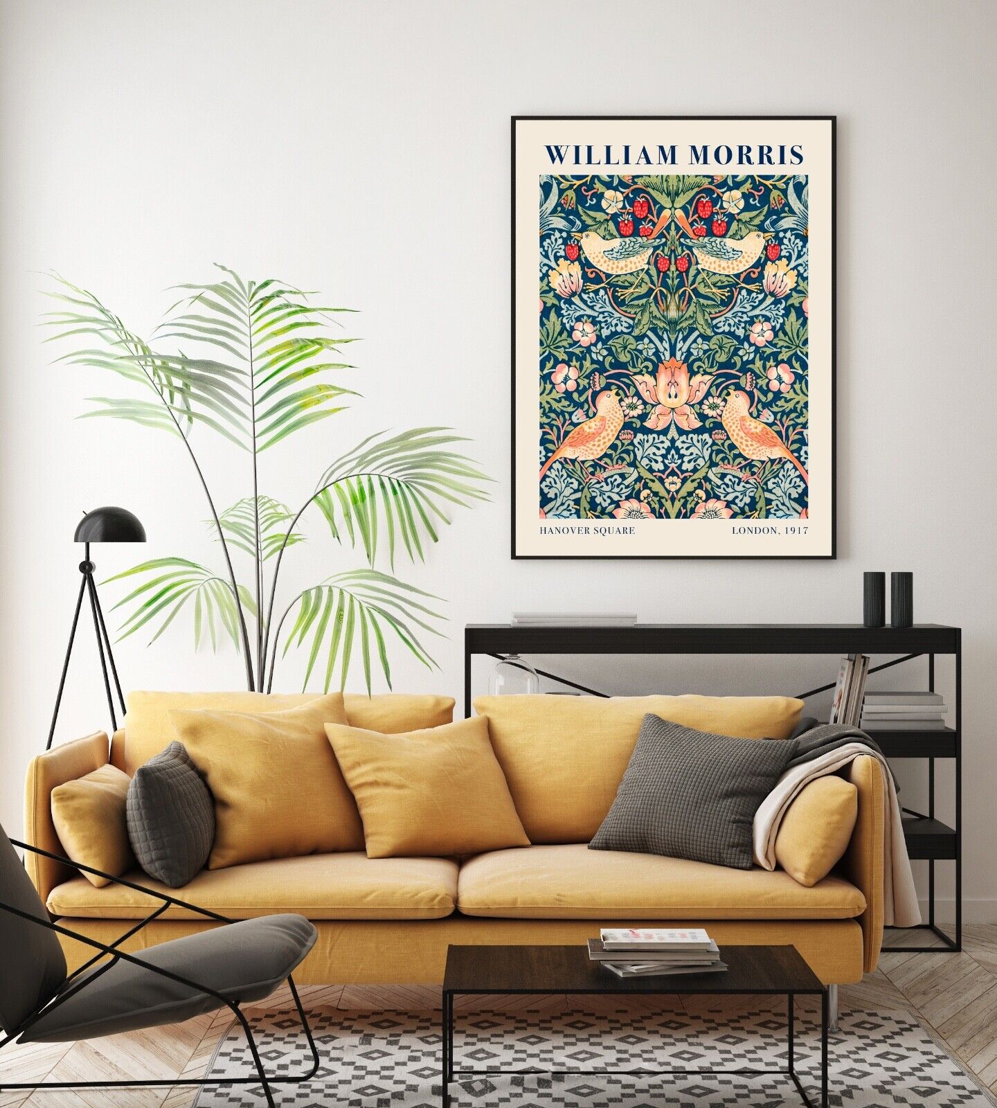 William Morris Art Print, The Strawberry Thieves Print, Artist Print, Wall Art