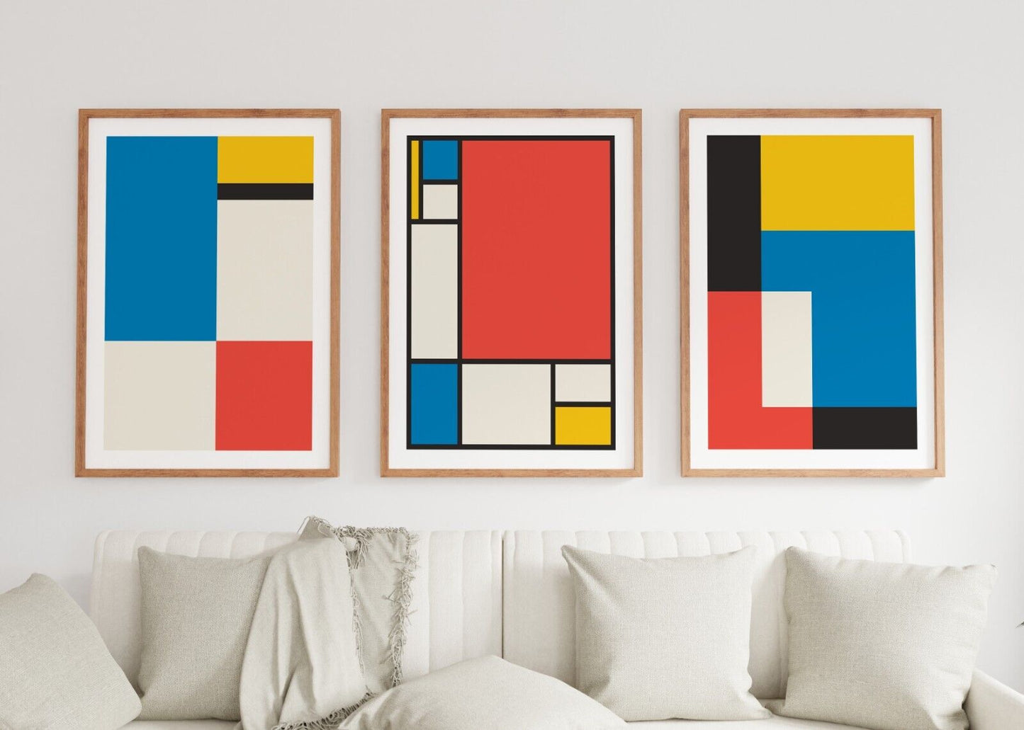 Set of 3 Bauhaus Art Prints,  Gallery Wall Art Set, Feature Wall, Home Decor