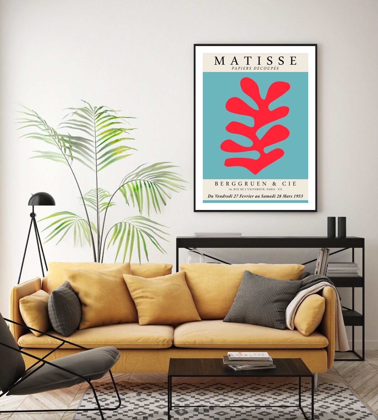 Matisse Art Exhibition Print, Vintage Art Print, Exhibition Poster, Wall Art