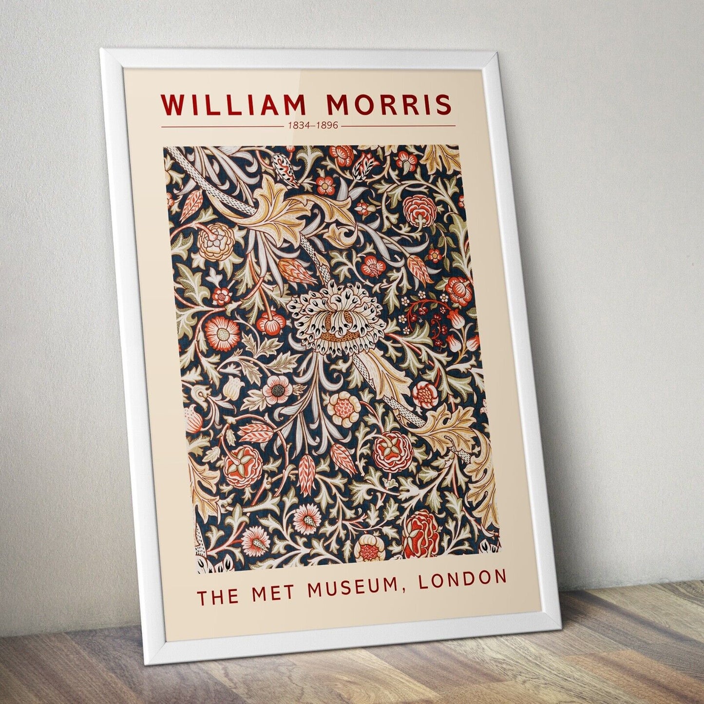 William Morris Fine Art Print, William Morris Exhibition Poster, Home Decor