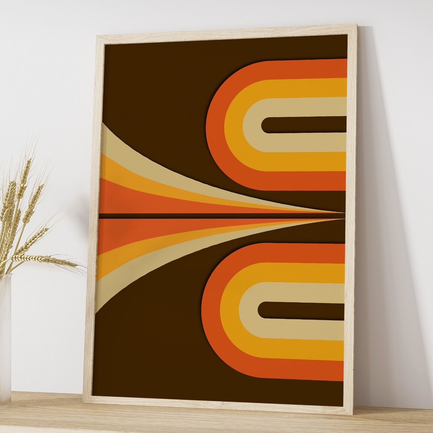 Set of 3 Space Age Sixties/Seventies Inspired Art Prints, Wall Art, Retro Decor