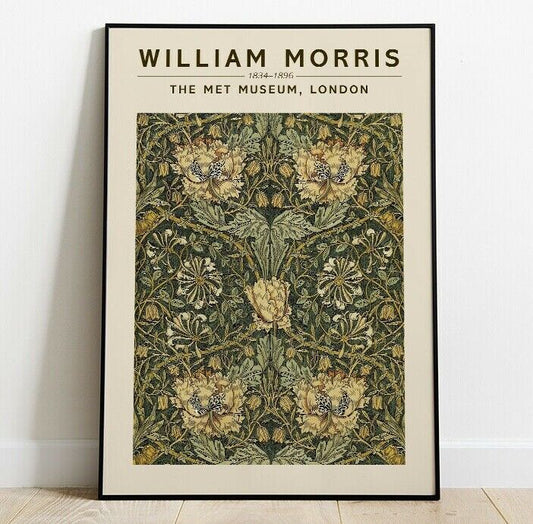 William Morris Fine Art Print, William Morris Exhibition Poster, Wall Art