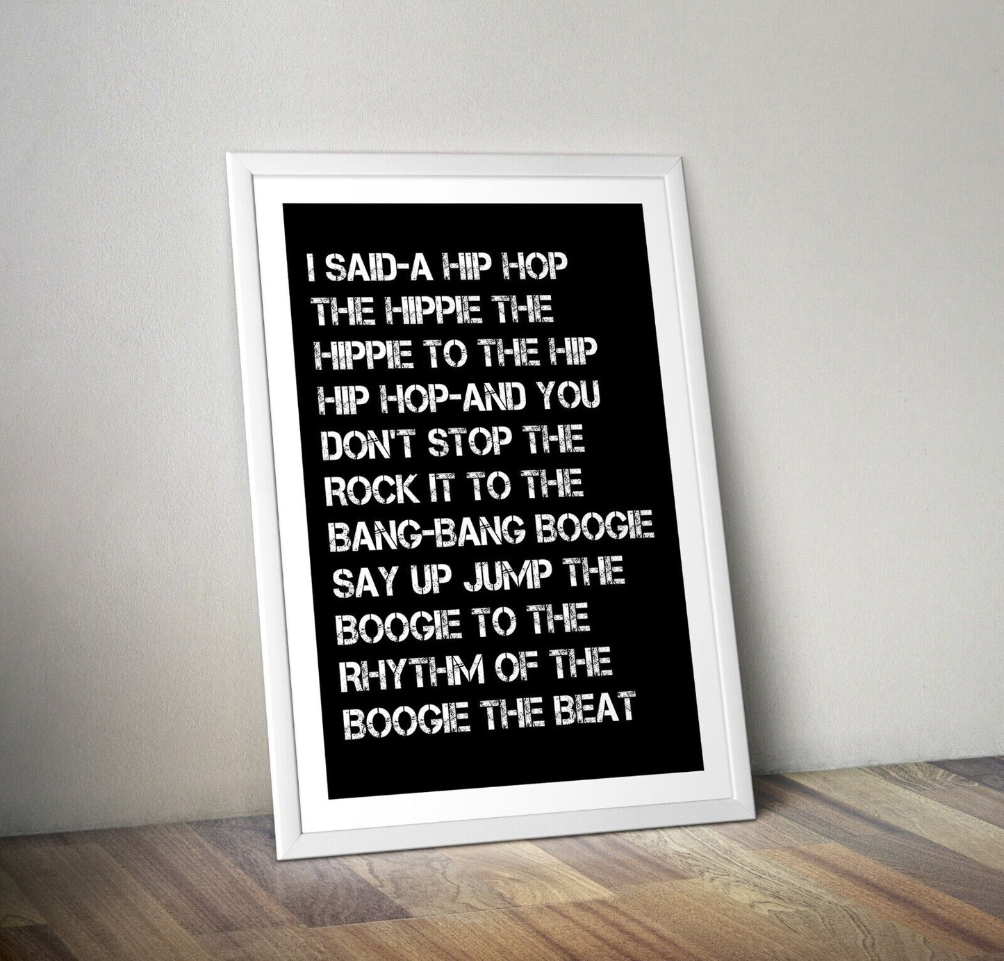 Rapper's Delight Hip to the Hop Art Print, Home Decor, Wall Art