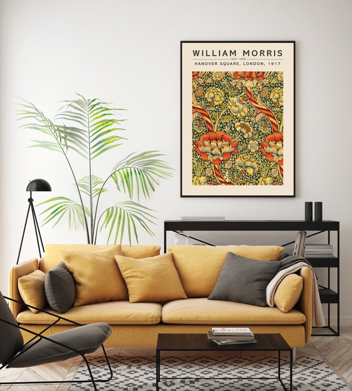 William Morris Fine Art Print, William Morris Exhibition Poster, Art Poster