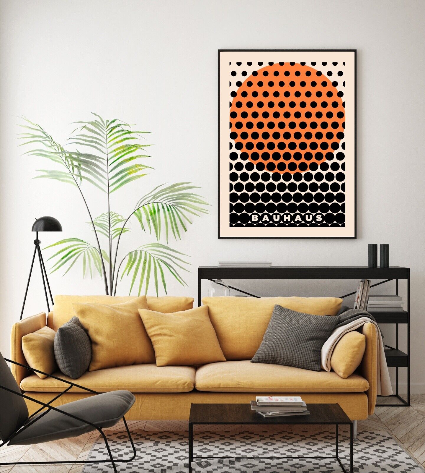 Bauhaus Art Design Print, Geometric Art Print, Street Art, Wall Art