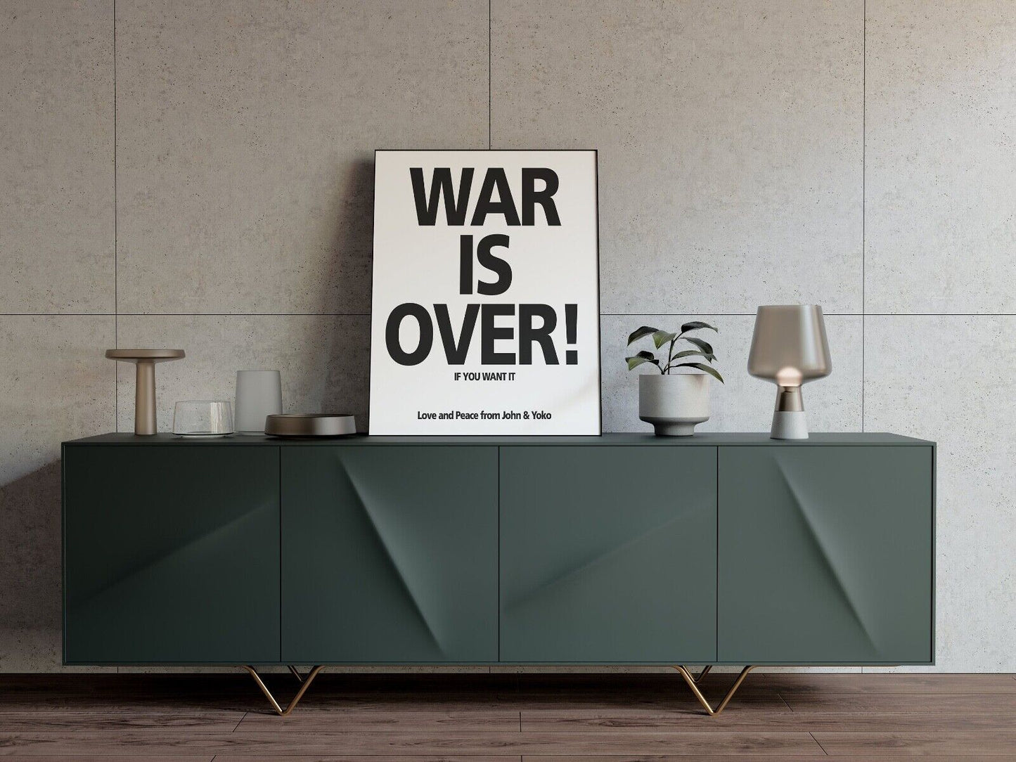 WAR IS OVER Print, John Lennon poster, John Lennon Print, Beatles Print,