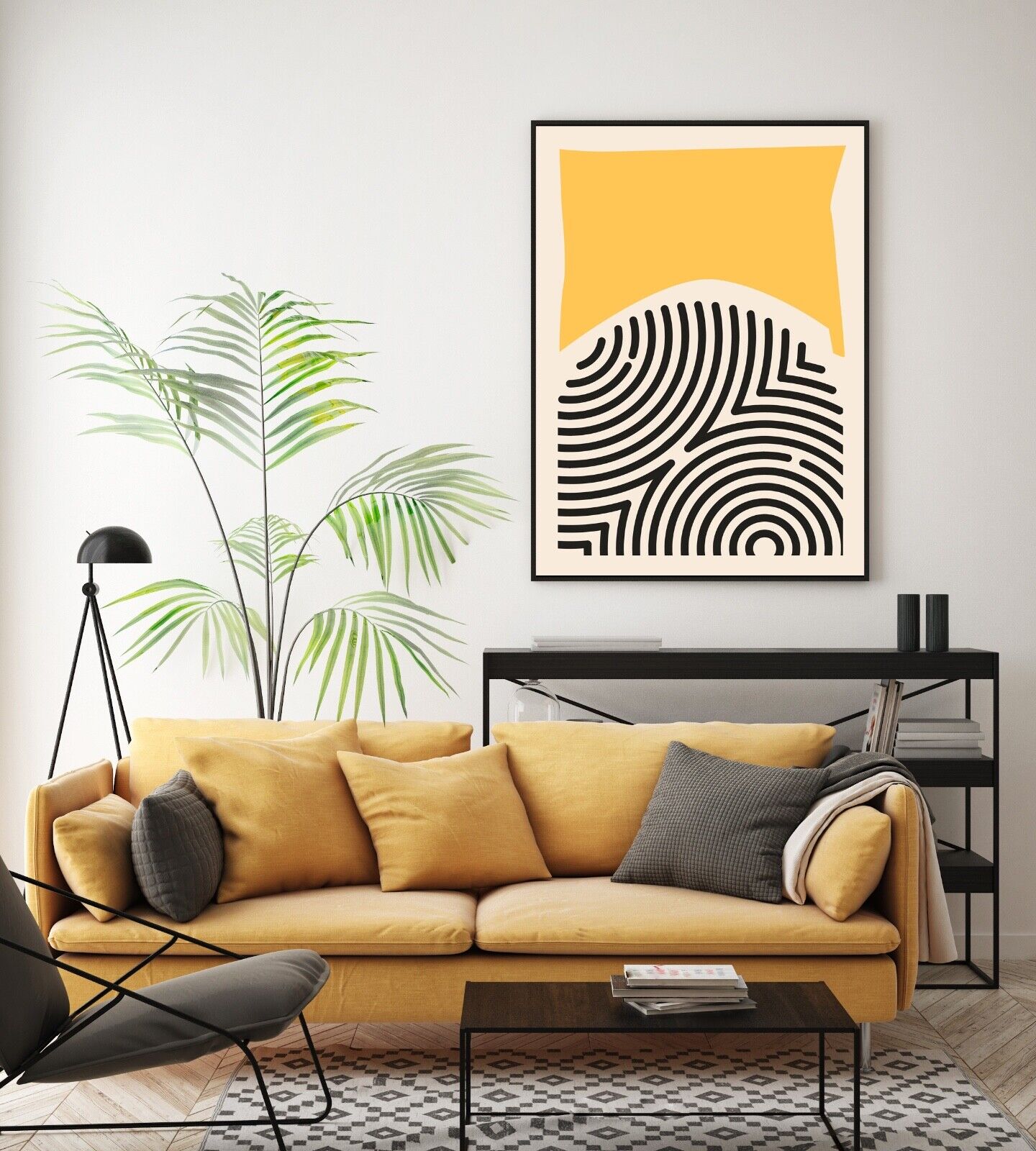 Minimal Shapes Art Print, Pop Art, Wall Art, Framed Prints Available