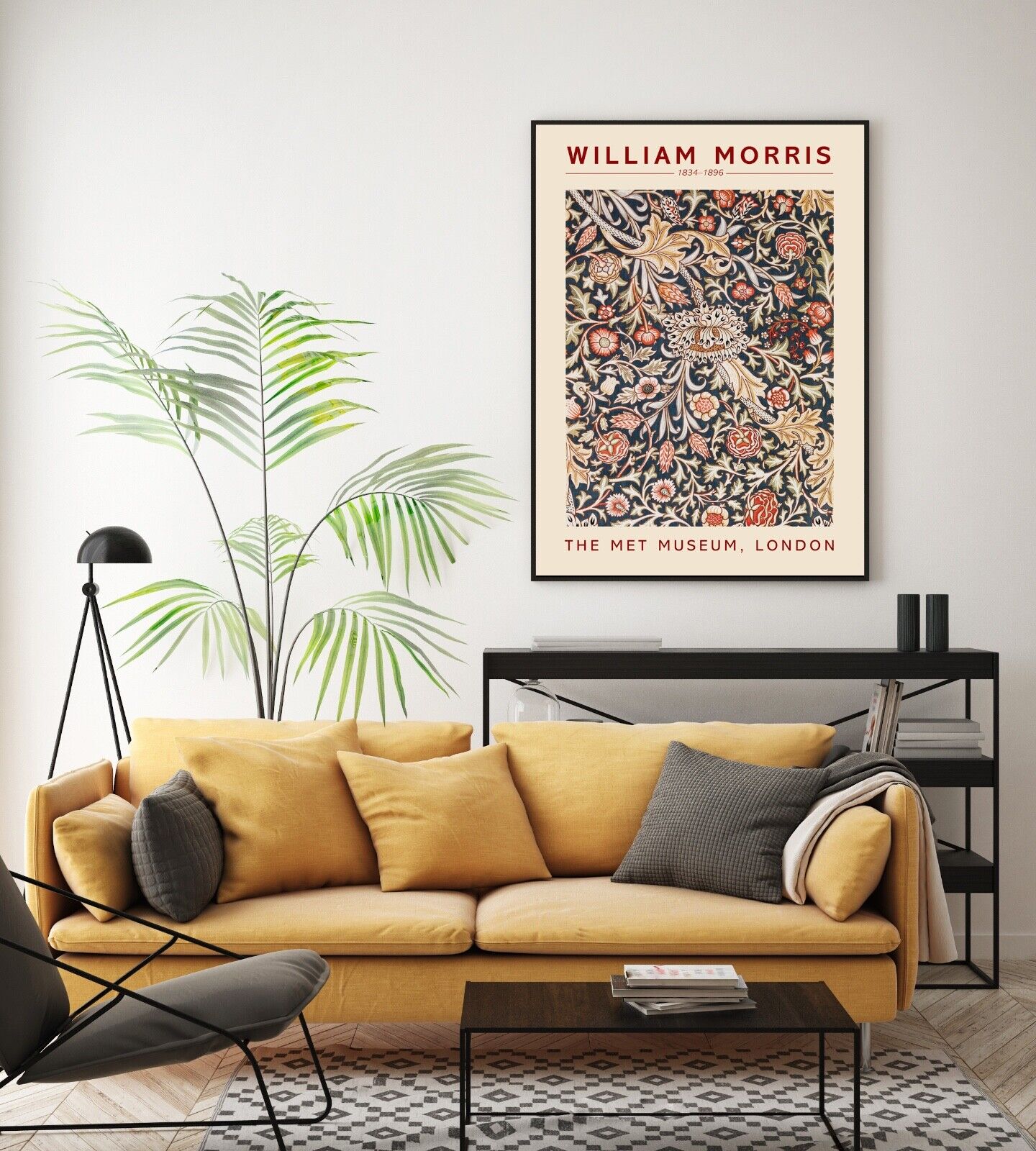 William Morris Fine Art Print, William Morris Exhibition Poster, Home Decor