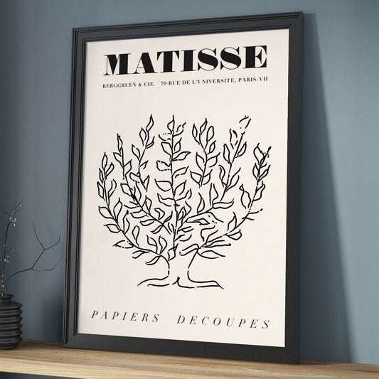 Matisse Tree Art Print, Boho Art Print, Exhibition Poster, Wall Art, Home Decor