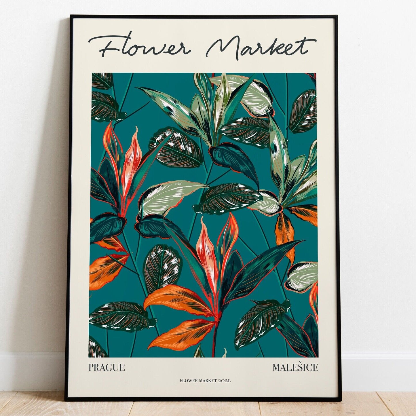 Prague Flower Market Print, Flower Art Print, Wall Art, Home Decor, Flower Shop