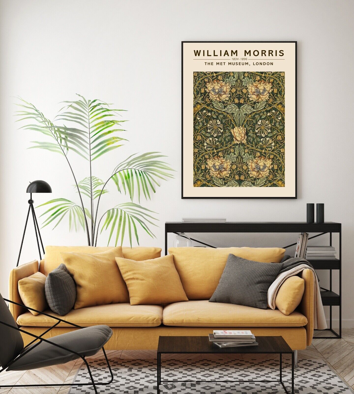 William Morris Fine Art Print, William Morris Exhibition Poster, Wall Art