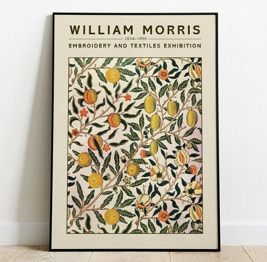 William Morris Fine Art Print, Exhibition Poster, Fruit Art Print