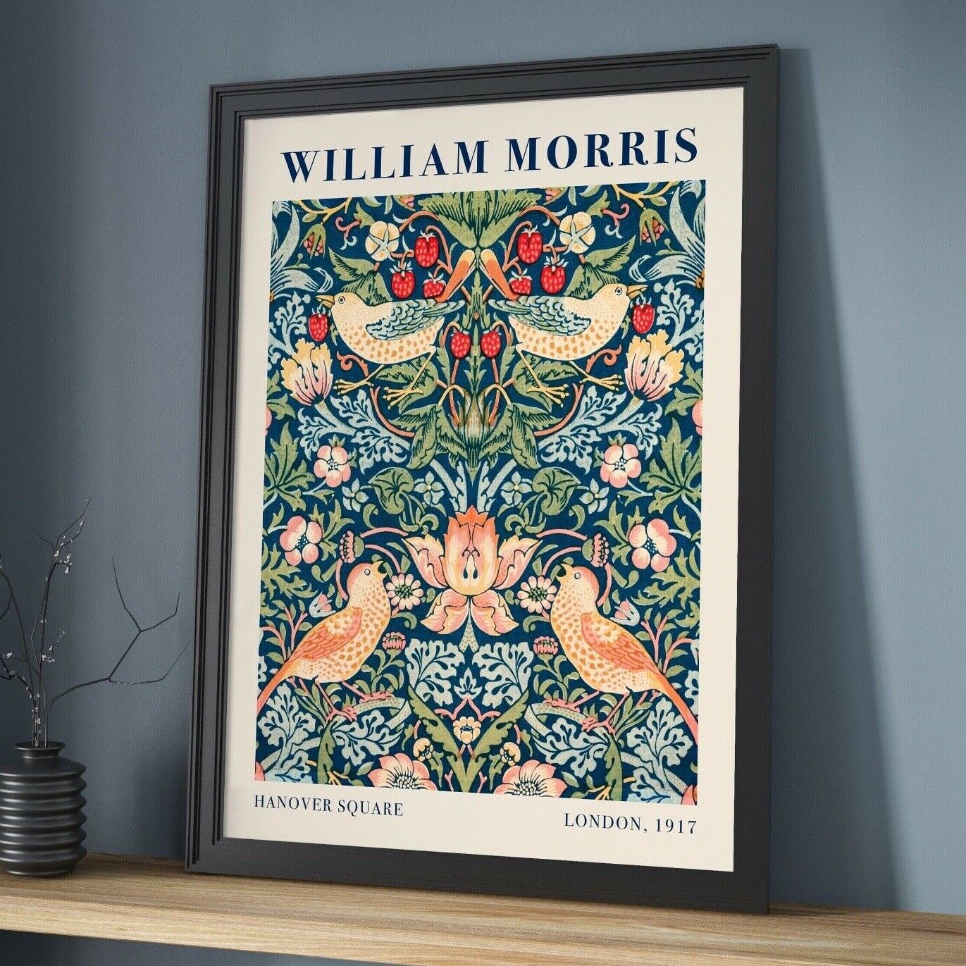 William Morris Art Print, The Strawberry Thieves Print, Artist Print, Wall Art