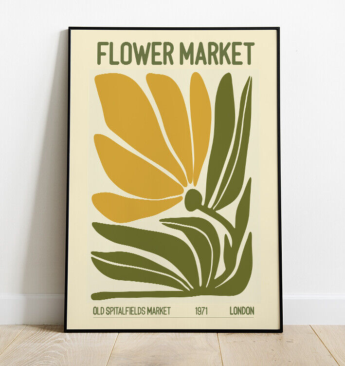 Flower Market Art Print, Old Spitalfields Market, Floral Prints, Flower Shop