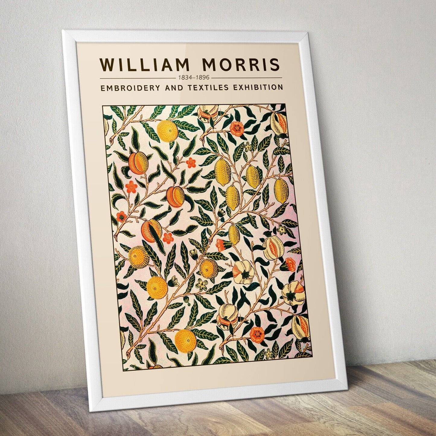 William Morris Fine Art Print, Exhibition Poster, Fruit Art Print