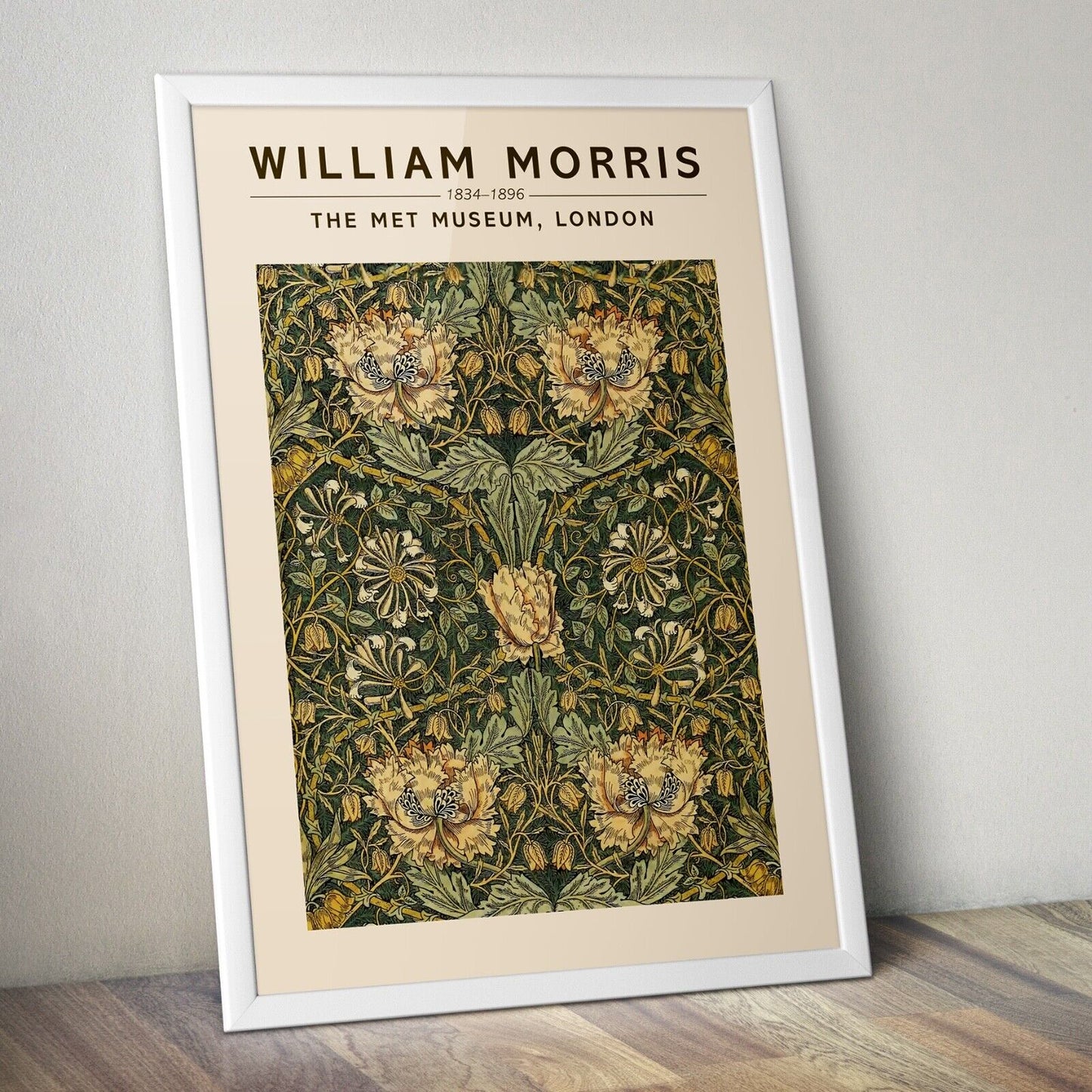 William Morris Fine Art Print, William Morris Exhibition Poster, Wall Art